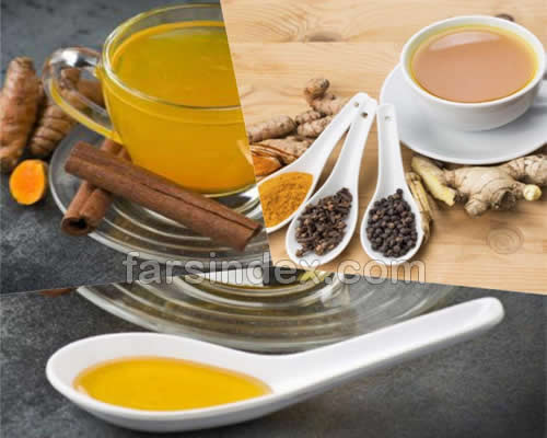 چای زردچوبه برای لاغری, چای زردچوبه برای کبد, چای زردچوبه و زنجبیل, تهیه دمنوش زردچوبه, دمنوش زردچوبه و زنجبیل, ترکیب زردچوبه با دارچین